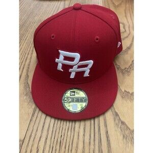 Puerto Rico WBC World Baseball Classic New Era 59FIFTY Red Fitted Cap Hat 7 1/2